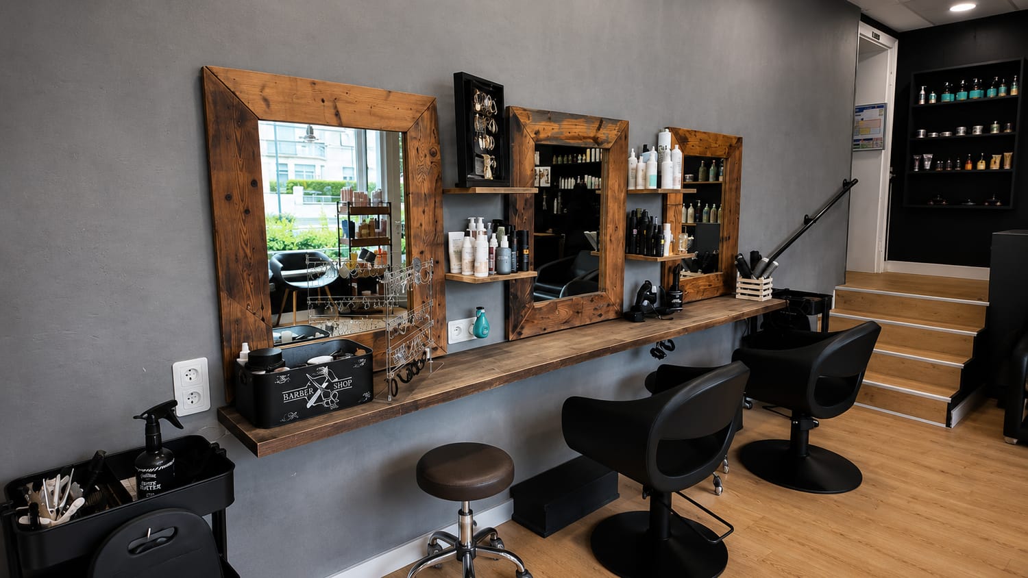 Postes de coiffure du salon
